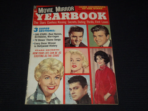 1960'S NO. 1 MOVIE MIRROR YEARBOOK MAGAZINE - ELVIS & MARILYN COVER - E 12479