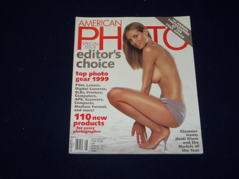 1999 JULY/AUGUST AMERICAN PHOTO MAGAZINE - HEIDI KLUM COVER - SP 9666
