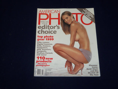 1999 JULY/AUGUST AMERICAN PHOTO MAGAZINE - HEIDI KLUM COVER - SP 9666