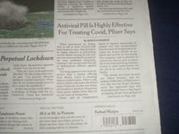 2021 NOVEMBER 6 NEW YORK TIMES -DEMOCRATS PASS $1 TRILLION BILL FOR PUBLIC WORKS