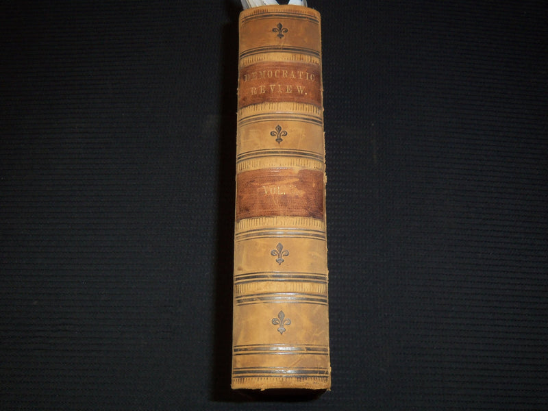 1853-1854 THE UNITED STATES REVIEW BOUND VOLUME NO. 2 - NEW YORK - KD 9524