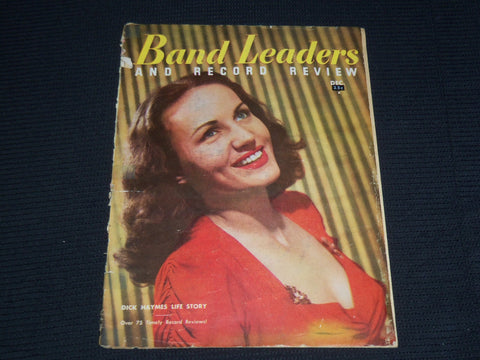 1946 DEC BAND LEADERS & RECORD REVIEW MAGAZINE - PATTI CLAYTON COVER - E 13469