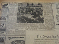 1951 APRIL 19 NEW YORK TIMES - M'ARTHUR BARS A POLITICAL ROLE - NT 5842