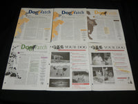 2000-2002 DOG WATCH + YOUR DOG MAGAZINE LOT OF 19 ISSUES - O 2436