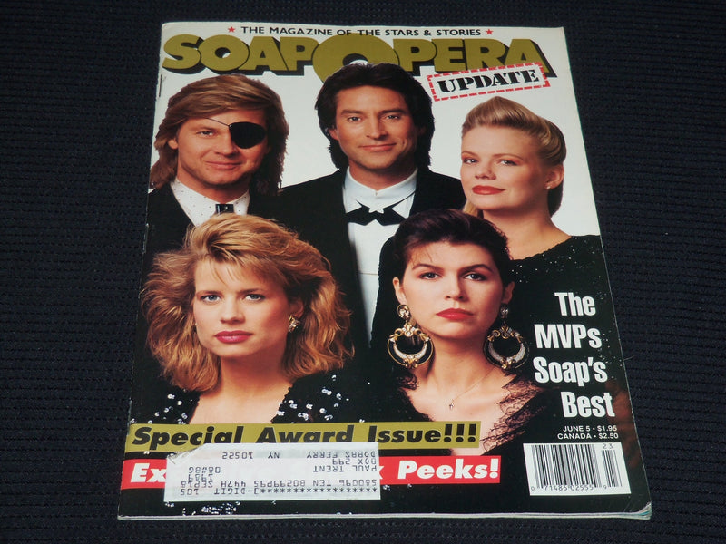 1989 JUNE 5 SOAP OPERA UPDATE MAGAZINE - MVPS SOAPS BEST COVER - E 13102