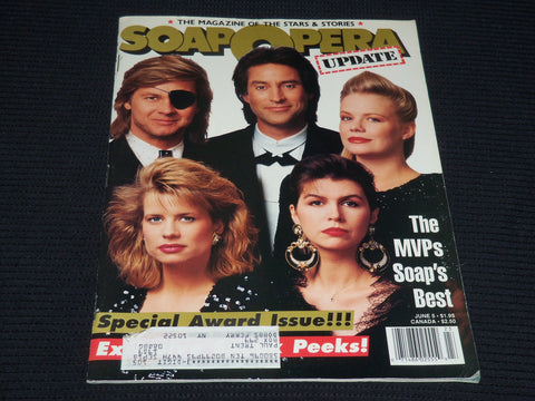 1989 JUNE 5 SOAP OPERA UPDATE MAGAZINE - MVPS SOAPS BEST COVER - E 13102