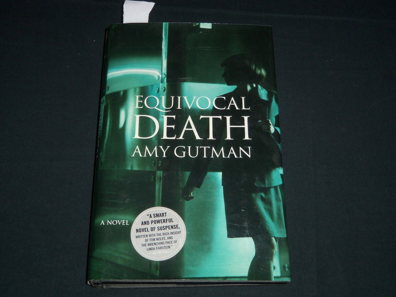 2001 EQUIVOCAL DEATH BOOK SIGNED BY AMY GUTMAN - FIRST EDITION - KD 5517