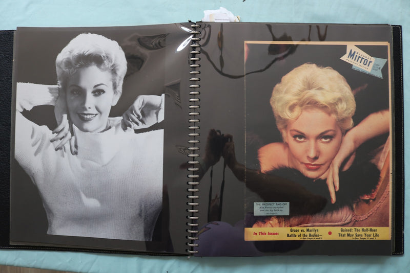 HOLLYWOOD STARS SCRAPBOOK - GREGORY PECK - MERLE OBERON - KIM NOVAK - #22