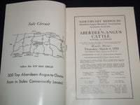 1952 NORTHEAST MISSOURI ABERDEEN-ANGUS BREEDERS' SALE CATALOG - MEMPHIS - J 9102