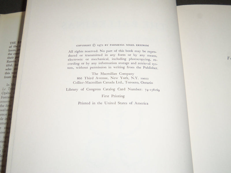 1972 THE BALLERINAS FROM THE COURT OF LOUIS XIV TO PAVLOVA BY MIGEL- KD 3876