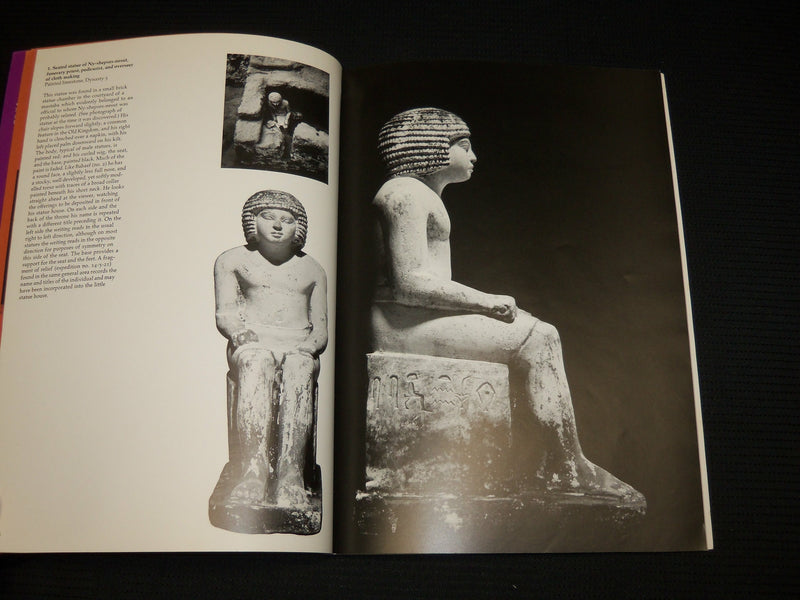 1977 THE FACE OF EGYPT SOFTCOVER BOOK - PERMANENCE IN EGYPTIAN ART - R 708W