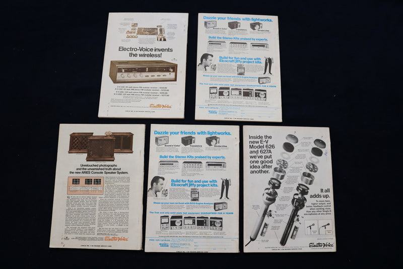 1969-1972 POPULAR ELECTRONICS MAGAZINES - LOT OF 14 - O 3310