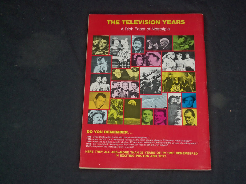 1974 THE TELEVISION YEARS 1949-1973 MAGAZINE - GREAT PHOTOS & STORIES - CW 1046