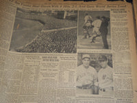 1943 WORLD SERIES YANKEES DEFEAT CARDINALS NEW YORK TIMES LOT OF 6 - NT XXXX