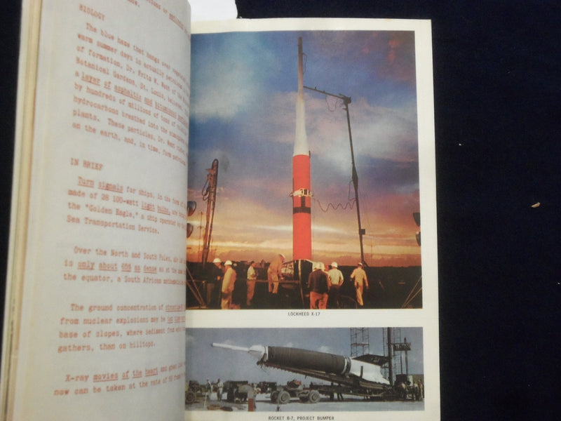 1960 ROCKETS - SCIENCE SERVICE PROGRAM SOFTCOVER BOOK BY WILLY LEY - J 9660