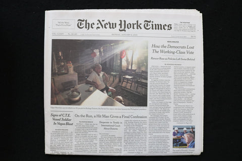 2025 JANUARY 6 NEW YORK TIMES - HOW THE DEMOCRATS LOST THE WORKING-CLASS VOTE