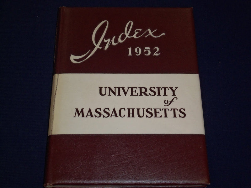 1952 INDEX UNIVERSITY OF MASSACHUSETTS YEARBOOK - AMHERST - NICE PHOTOS - YB 561