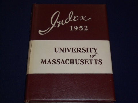 1952 INDEX UNIVERSITY OF MASSACHUSETTS YEARBOOK - AMHERST - NICE PHOTOS - YB 561