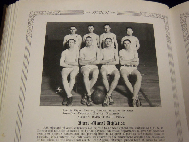 1926 THE INDEX ILLINOIS STATE UNIVERSITY YEARBOOK VOL. 36 - NORMAL IL - YB 258