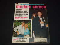1973 MARCH MODERN SCREEN MAGAZINE - JACQUELINE KENNEDY COVER - E 14327