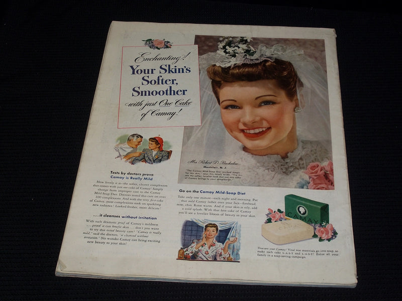 1944 NOVEMBER WOMAN'S HOME COMPANION MAGAZINE NICE FRONT COVER - E 2618