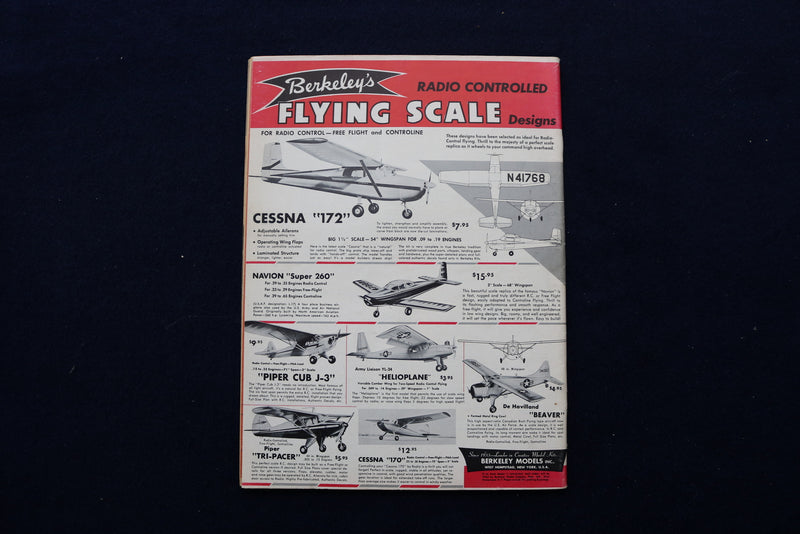 1957 MAY MODEL AIRPLANE NEWS MAGAZINE - GREAT LAKES TRAINER COVER - E 11528