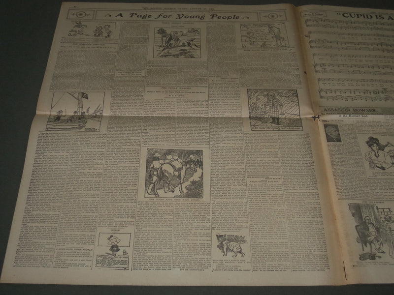 1905 AUGUST 27 SUNDAY BOSTON GLOBE SUPPLEMENT PART 2 - COLOR COMICS - NP 2772
