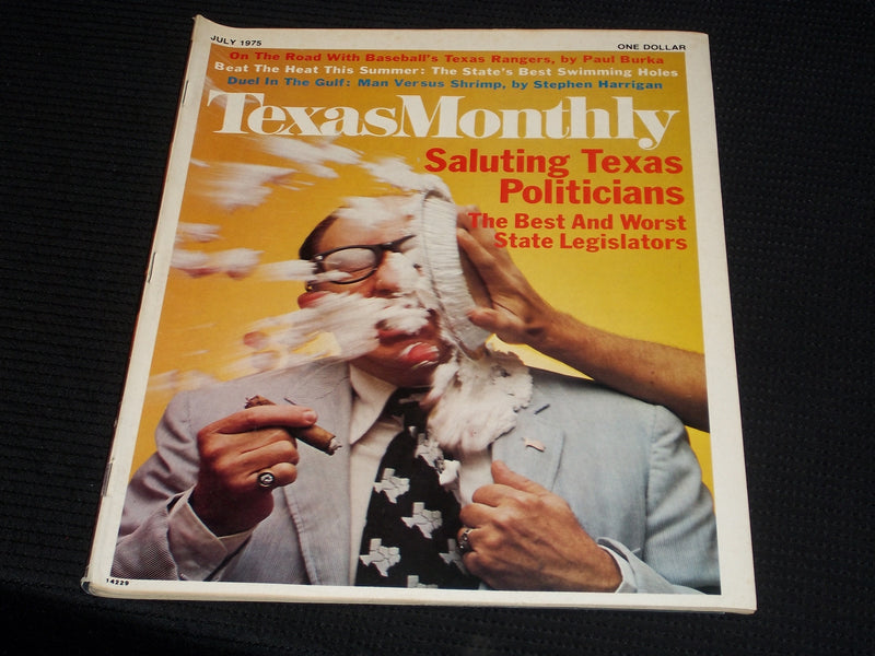 1975 JULY TEXAS MONTHLY MAGAZINE - STATE LEGISLATORS FRONT COVER - E 7394