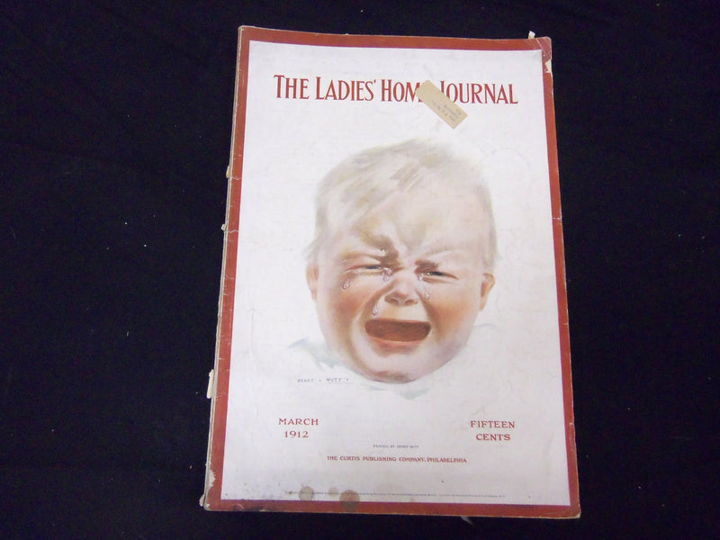 1912 MARCH LADIES' HOME JOURNAL MAGAZINE - GREAT ILLUSTRATIONS & ADS - ST 1725