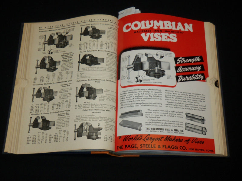 1943 THE PAGE STEELE AND FLAGG CO. CATALOGUE - NEW HAVEN CONNECTICUT - KD 6301