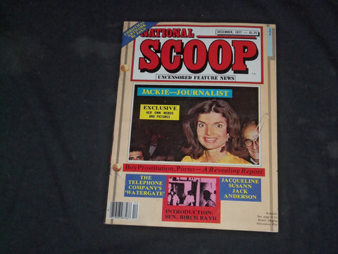 1977 DECEMBER NATIONAL SCOOP MAGAZINE - JACKIE KENNEDY COVER - CW 1113