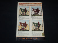 1938 SEARS ROEBUCK & CO. HOW TO PAINT REFERENCE GUIDE - J 9122