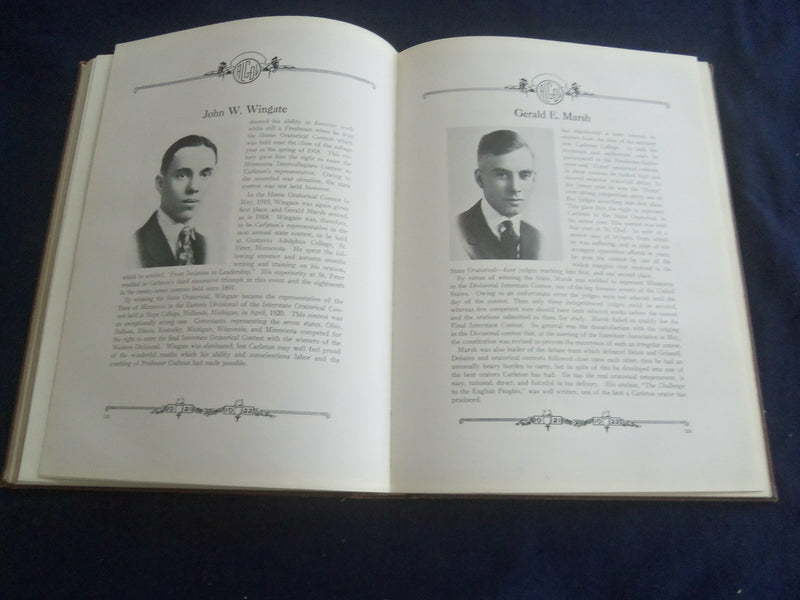 1921-1922 THE ALGOL CARLETON COLLEGE YEARBOOK - NORTHFIELD, MN - YB 2712