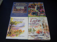 1990'S-2000'S WATERCOLOR HARDCOVER ART BOOKS LOT OF 16 - KD 2887