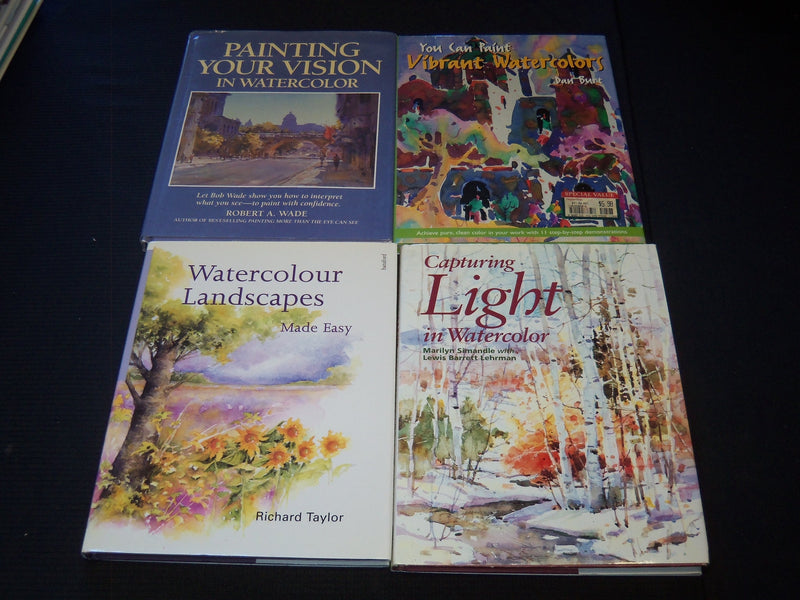 1990'S-2000'S WATERCOLOR HARDCOVER ART BOOKS LOT OF 16 - KD 2887