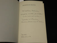 1975 MONARCHS IN WAITING BOOK INSCRIBED BY WALTER CURLEY + LETTER - D 475
