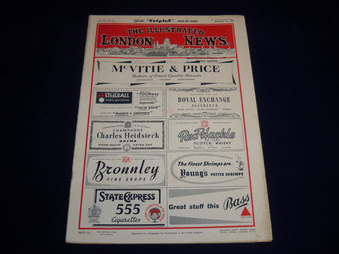 1955 AUGUST 13 ILLUSTRATED LONDON NEWS MAGAZINE - SHRINE OF WALES - E 8016