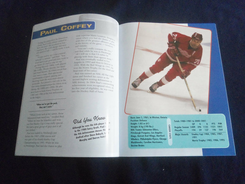2011 PAUL ROMANUK HOCKEY SUPERSTARS MAGAZINE - VOLUME 1 - WAYNE GRETZKY - F 254G