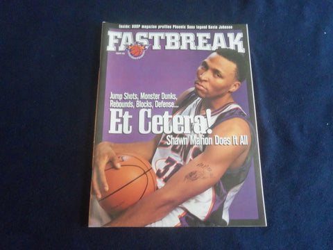 2001 JANUARY PHOENIX SUNS FASTBREAK MAGAZINE - ST 7136