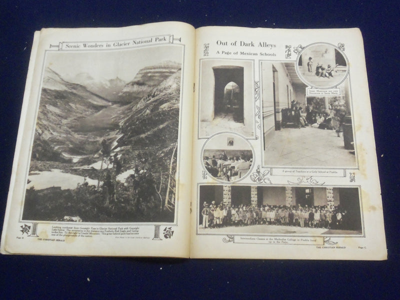 1920 AUGUST 28 CHRISTIAN HERALD MAGAZINE - NICE ILLUSTRATED COVER - ST 6593