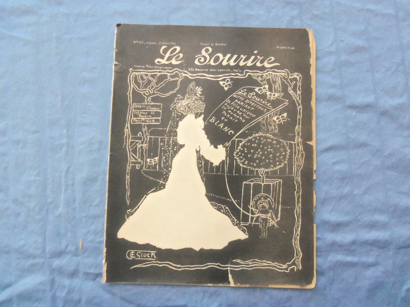 1902 MARCH 29 LE SOURIRE MAGAZINE - ILLUSTRATED COMEDY - FRENCH TEXT - SP 4864Y