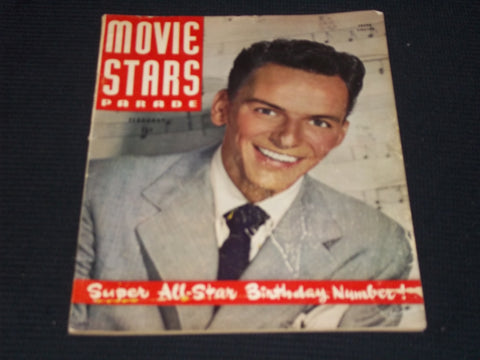 1947 FEBRUARY MOVIE STARS PARADE MAGAZINE - FRANK SINATRA FRONT COVER - E 16414