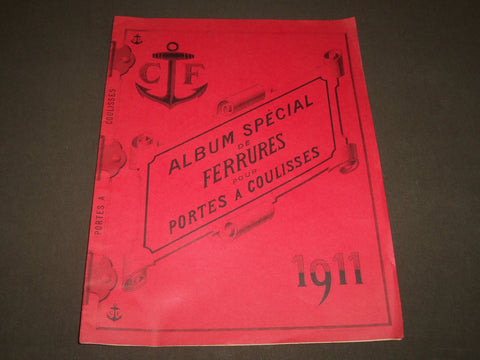 1911 CAMION FRERES FERRURES DE PORTES A COULISSES FRENCH CATALOGUE - FR 509