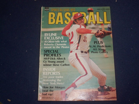 1973 SPORTS ALL STARS BASEBALL MAGAZINE-STEVE CALRTON- ROBERTO CLEMENTE -ST 6791