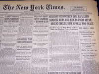 1931 NOV 13 NEW YORK TIMES - BRIAND MAKES NEW APPEAL FOR PEACE - NT 2185