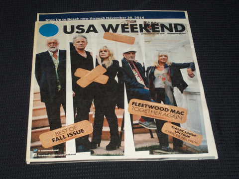 2014 SEPTEMBER 26 USA WEEKEND MAGAZINE - FLEETWOOD MAC COVER - E 4969