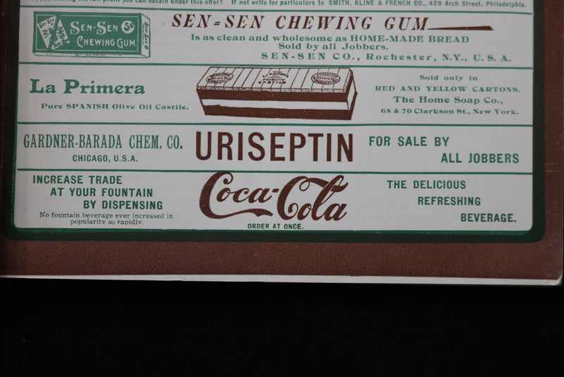 1904 OCTOBER THE WESTERN DRUGGIST - SILVER ANNIVERSARY # - COCA-COLA AD - K 2429