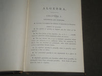 1865 ALGEBRA IN THE COLLEGES AND ACADEMICS BY P. A. TOWNE BOOK - KD 4479