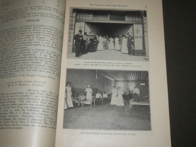 1911 JULY THE AMERICAN RED CROSS BULLETIN MAGAZINE - WASHINGTON D. C. - J 2573