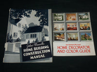 1940'S JOHNS - MANVILLE SHERWIN WILLIAMS GUIDE LOT OF 2 ISSUES - J 6766